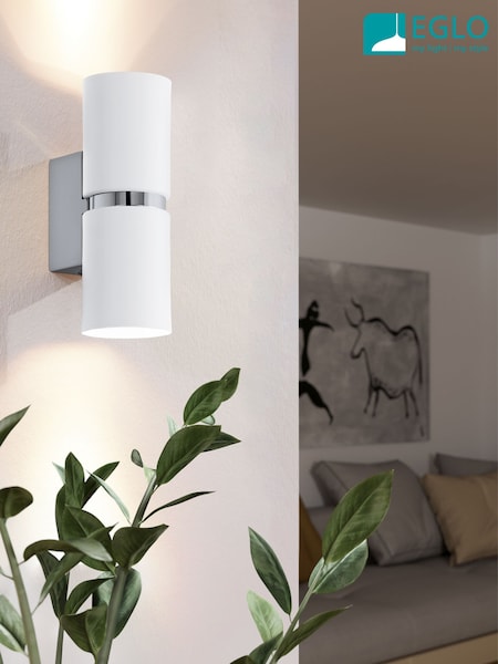 Eglo Chrome Passa 2 Light LED Wall Light (F28170) | £43