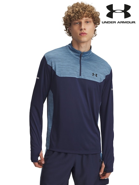 Under Armour Blue Tech 1/4 Zip Sweatshirt (F28261) | £50