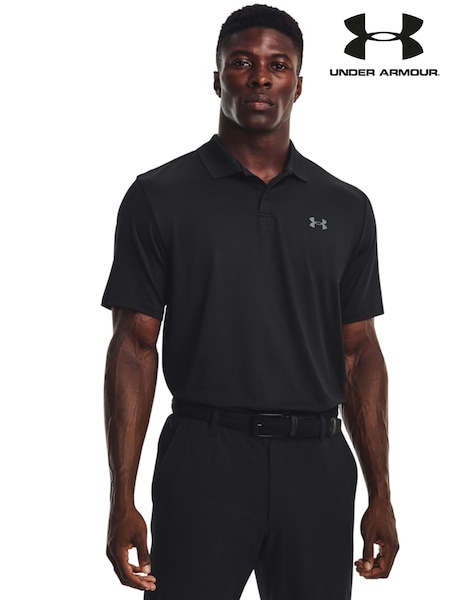 Under Armour Black Match Play Short Sleeve Polo Shirt (F28308) | £40