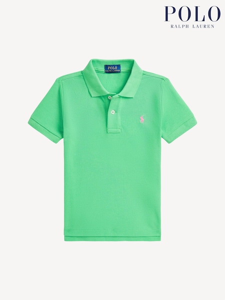 Polo Ralph Lauren Green Boys Polo Shirt (F28513) | £65 - £75