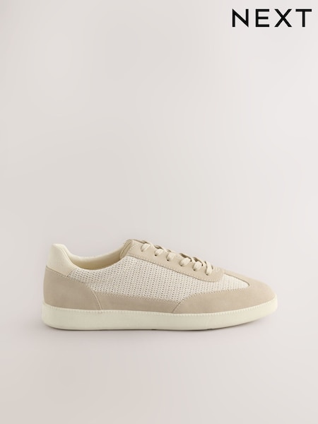 Neutral Casual Knitted Trainers (F28834) | £38