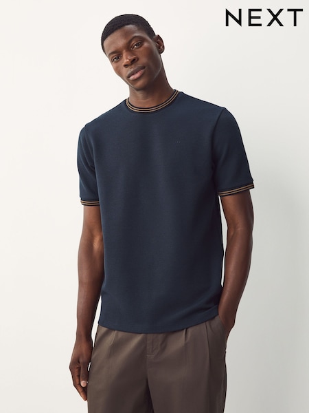 Navy Tipped T-Shirt (F28835) | £20