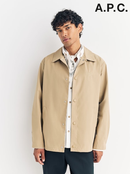 A.P.C. Brown Blouson Regis Jacket (F28887) | £265