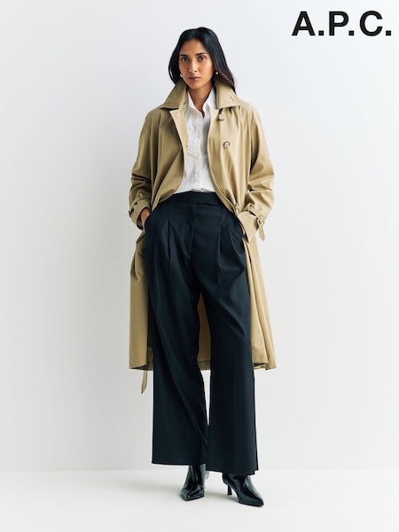 A.P.C. Brown Trench Venetia Jacket (F28920) | £536