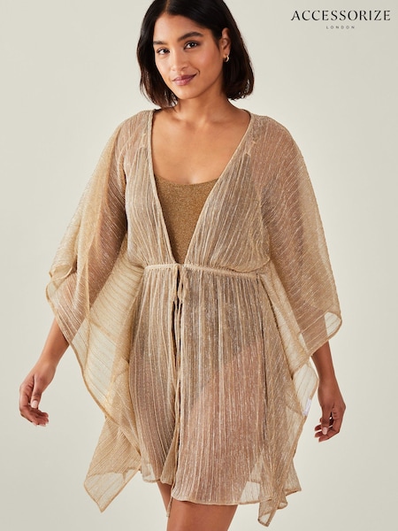 Accessorize Gold Shimmer Kaftan (F28969) | £36
