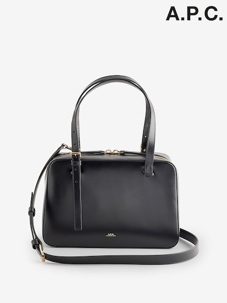 A.P.C. Black Virginie Box Bag (F29001) | £450