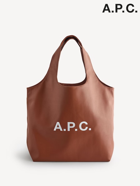 A.P.C. Brown Tote Ninon Bag (F29006) | £232