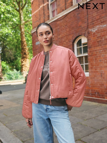 Pink Bomber Jacket (F29048) | £64