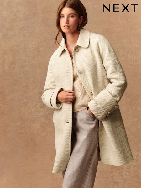 Ecru Dolly Coat (F29065) | £65