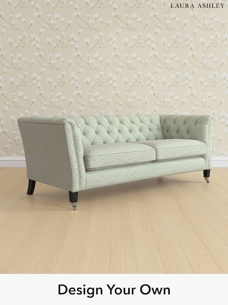 Borwick/Newport Blue Chatsworth Button Back By Laura Ashley (F29162) | £1,600