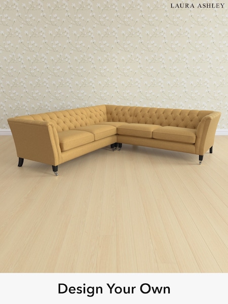 Peyton/Ochre Yellow Chatsworth Button Back By Laura Ashley (F29249) | £2,850