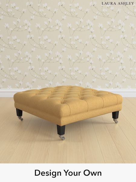 Peyton/Ochre Yellow Chatsworth Button Back By Laura Ashley (F29249) | £550