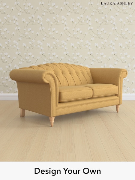 Peyton/Ochre Yellow Gloucester Button Back By Laura Ashley (F29261) | £1,250