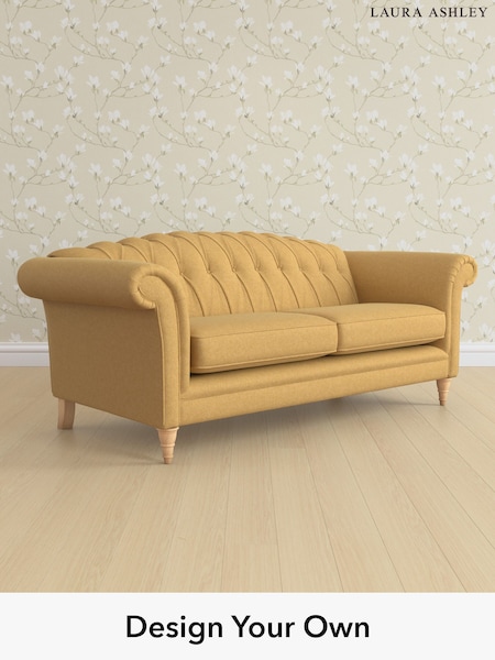 Peyton/Ochre Yellow Gloucester Button Back By Laura Ashley (F29261) | £1,450