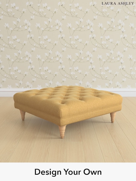 Peyton/Ochre Yellow Gloucester Button Back By Laura Ashley (F29261) | £550