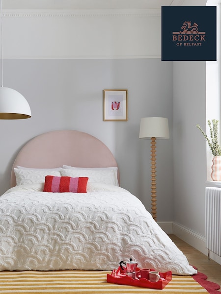 Helena Springfield White Annie Duvet Cover and Pillowcase Set (F29301) | £50 - £90