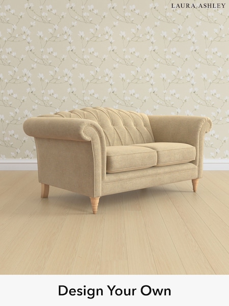 Peyton/Sable Natural Gloucester Button Back By Laura Ashley (F29431) | £1,150