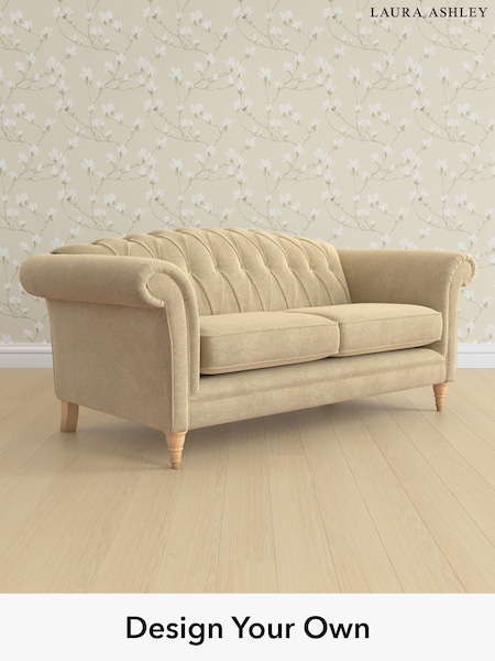 Peyton/Sable Natural Gloucester Button Back By Laura Ashley (F29431) | £1,350