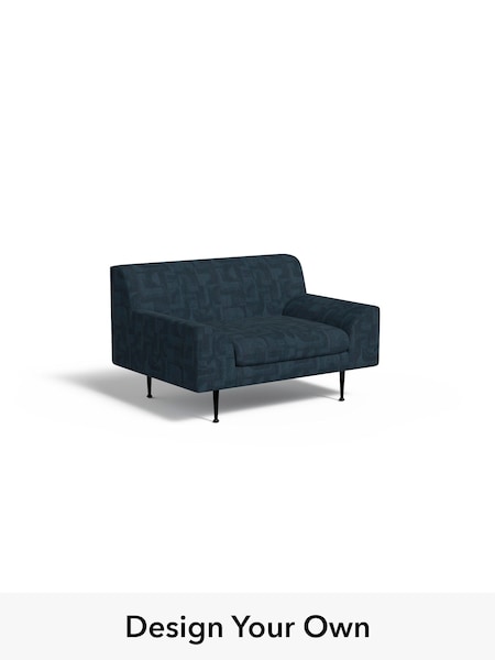 Caro Abstract Weave/Ink Blue Judd By Made (F29447) | £799