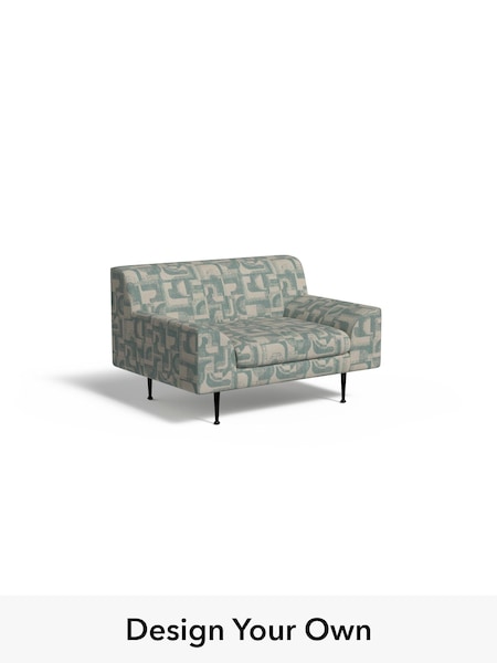 Caro Abstract Weave/Aqua Blue Judd By Made (F29450) | £799
