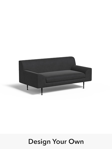 Matt Velvet Easy Clean/Charcoal Grey Judd By Made (F29457) | £850