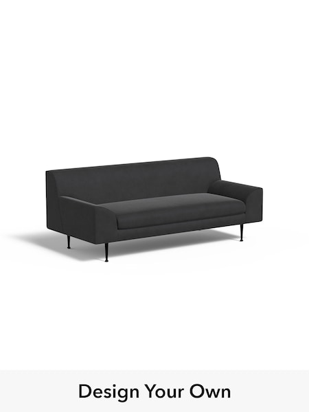 Matt Velvet Easy Clean/Charcoal Grey Judd By Made (F29457) | £950