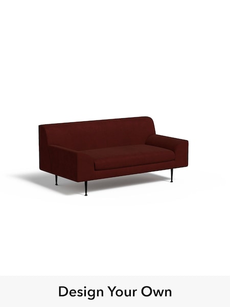 Matt Velvet Easy Clean/Rust Red Judd By Made (F29460) | £850