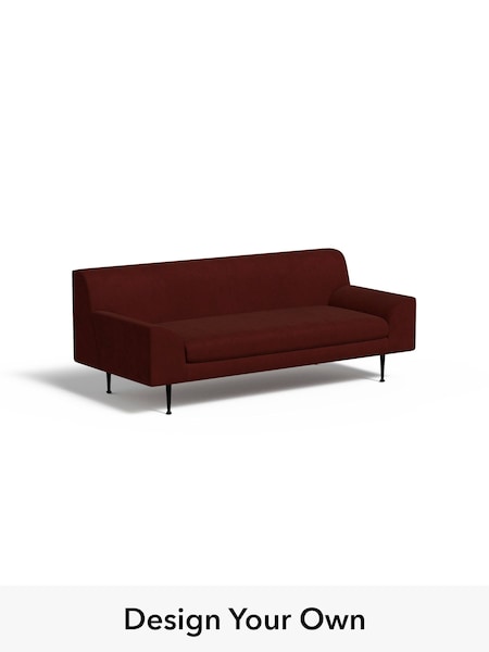 Matt Velvet Easy Clean/Rust Red Judd By Made (F29460) | £950