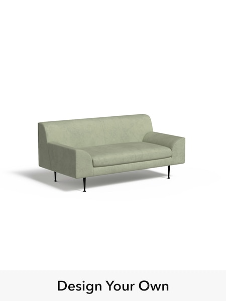 Matt Velvet Easy Clean/Willow Green Judd By Made (F29462) | £850