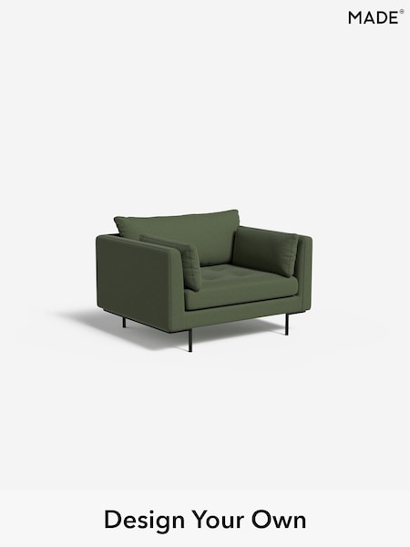 Made Weave/Dark Moss Green Harlow By Made (F29556) | £825