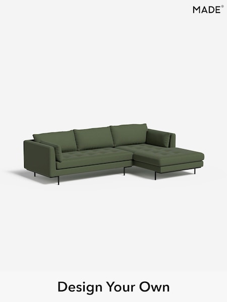 Made Weave/Dark Moss Green Harlow By Made (F29556) | £1,850
