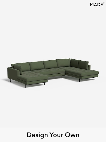 Made Weave/Dark Moss Green Harlow By Made (F29556) | £2,650