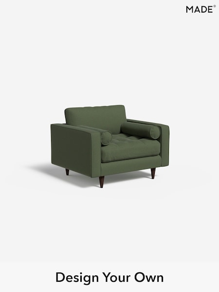Made Weave/Dark Moss Green Scott By Made (F29557) | £875