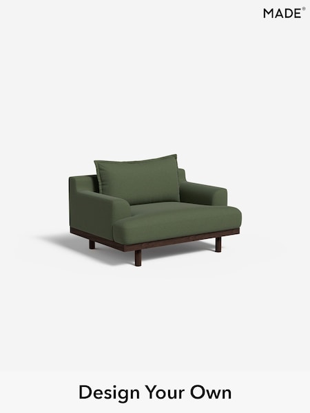 Made Weave/Dark Moss Green Turin By Made (F29558) | £850