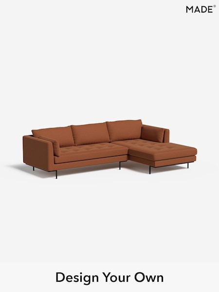 Made Weave/Dark Terracotta Orange Harlow By Made (F29567) | £1,850
