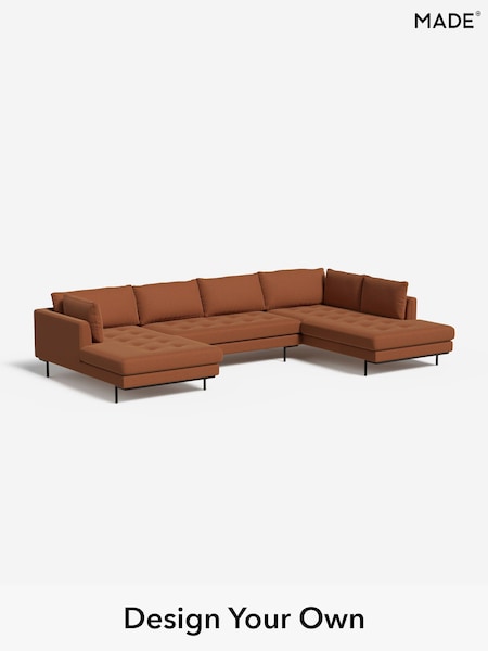 Made Weave/Dark Terracotta Orange Harlow By Made (F29567) | £2,650