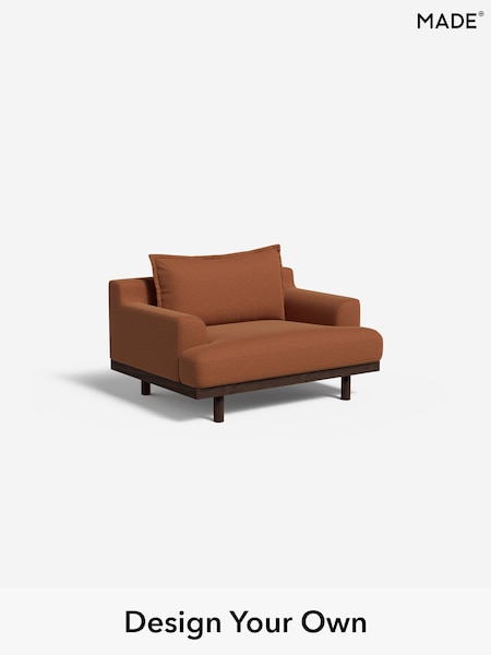 Made Weave/Dark Terracotta Orange Turin By Made (F29570) | £850