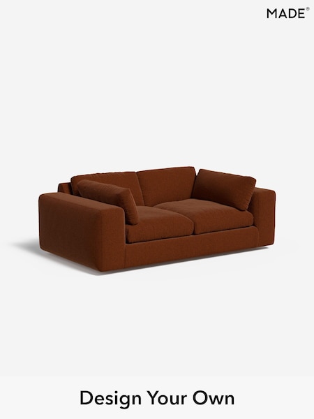Soft Touch Boucle/Rust Orange Alec By Made (F29593) | £1,225