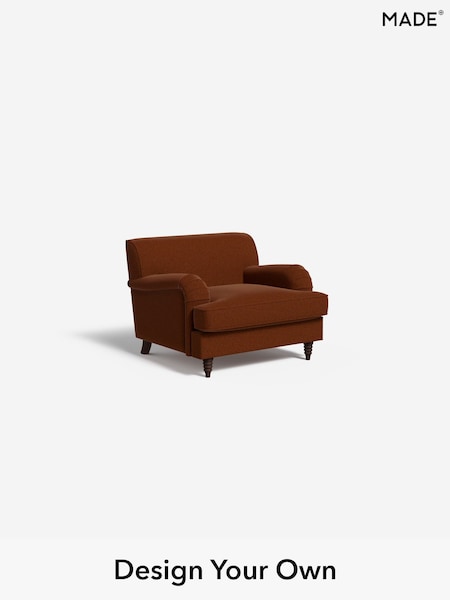Soft Touch Boucle/Rust Orange Orson By Made (F29596) | £775
