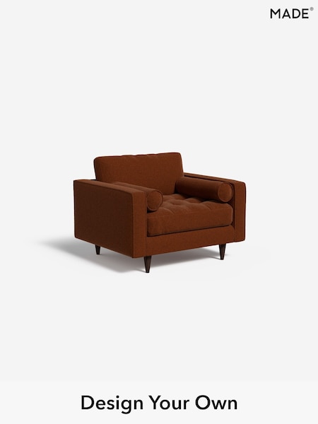 Soft Touch Boucle/Rust Orange Scott By Made (F29600) | £799