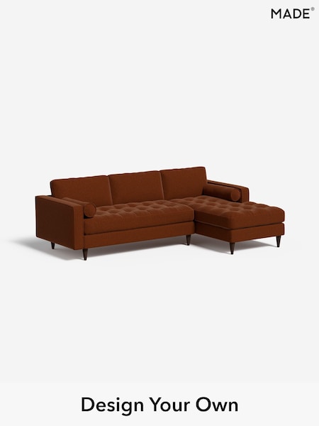 Soft Touch Boucle/Rust Orange Scott By Made (F29600) | £1,775