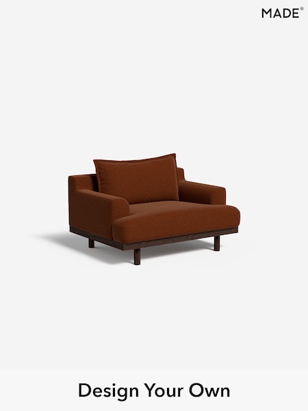 Soft Touch Boucle/Rust Orange Turin By Made (F29601) | £799