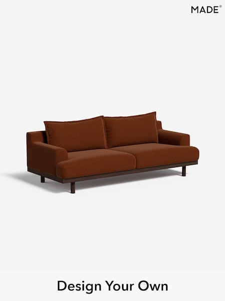Soft Touch Boucle/Rust Orange Turin By Made (F29601) | £1,250