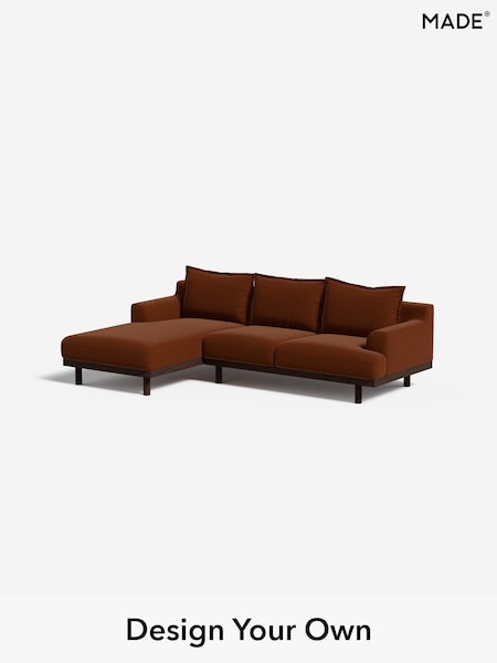 Soft Touch Boucle/Rust Orange Turin By Made (F29601) | £1,999