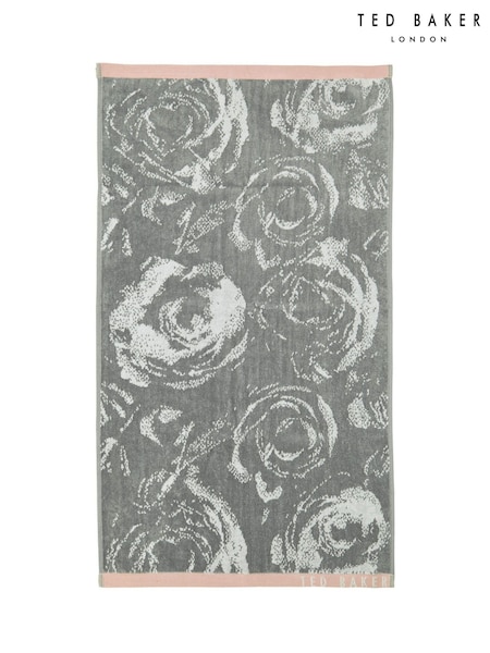 Ted Baker Grey Rose 100% Cotton Towel (F29613) | £18 - £56