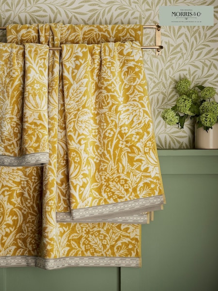 Morris & Co Sunflower Elmcote Towel (F29634) | £17 - £46
