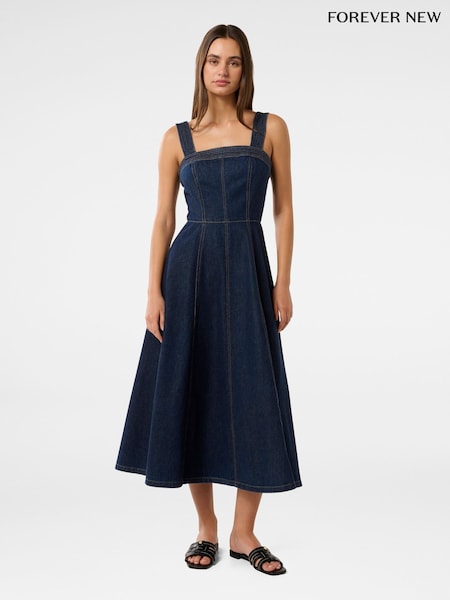 Forever New Blue Allanah Denim Dress (F29648) | £85