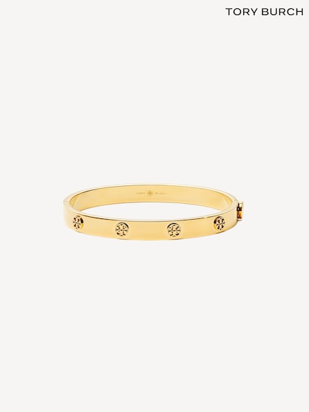 Tory Burch Gold Tone Miller Stud Hinge Bracelet (F29797) | £200