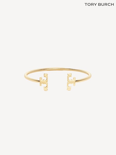 Tory Burch Gold Tone Eleanor Flex Cuff Bracelet (F29805) | £145