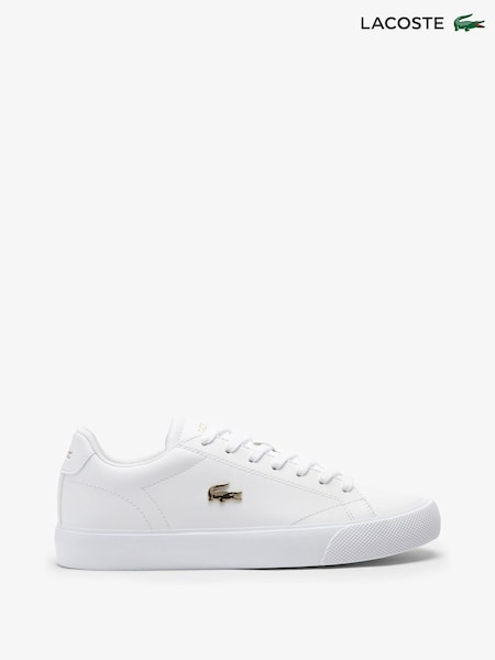Lacoste Lerond White Trainers (F29868) | £90